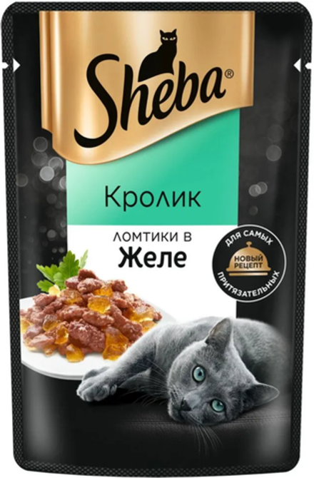Sheba желе Кролик 75г.*28шт.