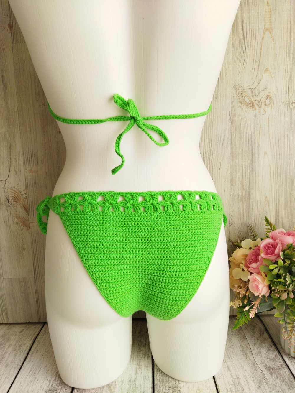 Купальник вязаный