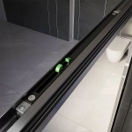 Душевая дверь Veconi Premium Trento PTD30-GR-120-01-C4 прозрачная/профиль брашированный графит