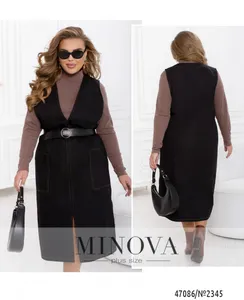 Сарафан 2345-черный Minova