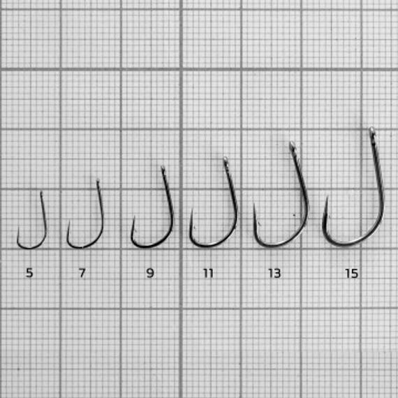 Крючок Izumejina с кольцом №15 цвет BC (10шт) Helios (HS-IZ-15)