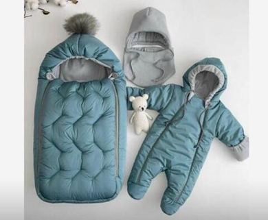 Зимний комплект на выписку "Пушинка" (model.6)