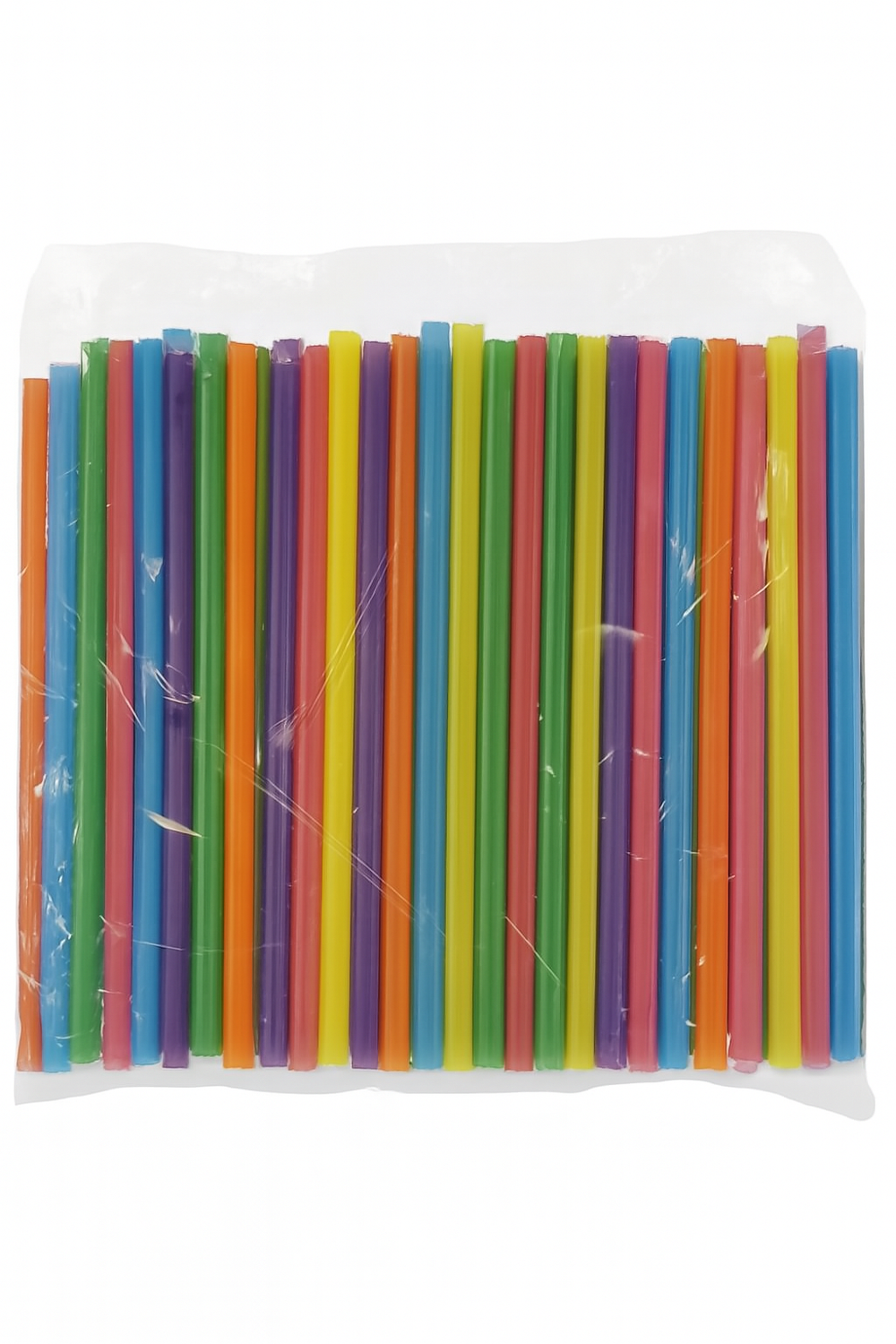 ФРТ Трубочки АССОРТИ прямые 12*240, 125 шт/уп (24 уп/кор) ДЖУС БОЛЛ