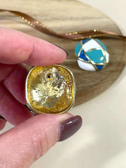 Серьги пусеты объемные