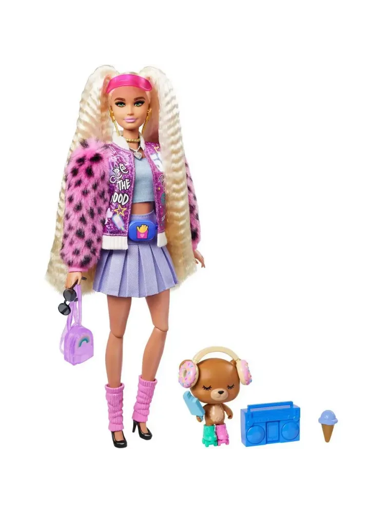 Кукла Барби Экстра Блондинка с хвостиками GYJ77