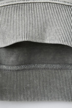 ZARA ТОЛСТОВКА С НАДПИСЬЮ И ЭФФЕКТОМ ПОТЕРТОСТИ, СЕРЫЙ