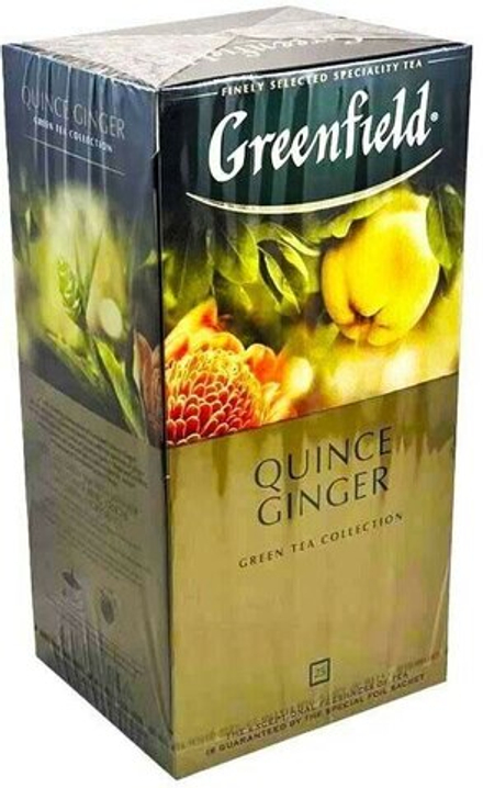 Чай зеленый Гринфилд Quince Ginger 25 шт
