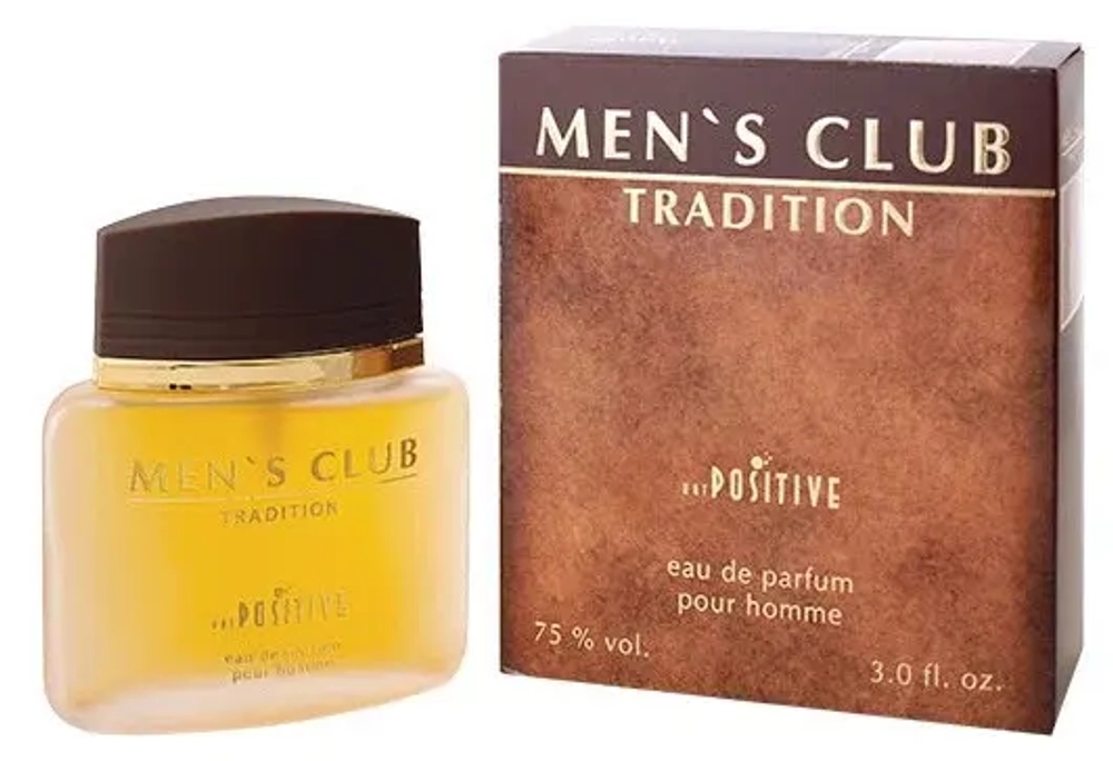 Парфюмерная вода для мужчин "MEN'S CLUB TRADITION" 90мл Россия