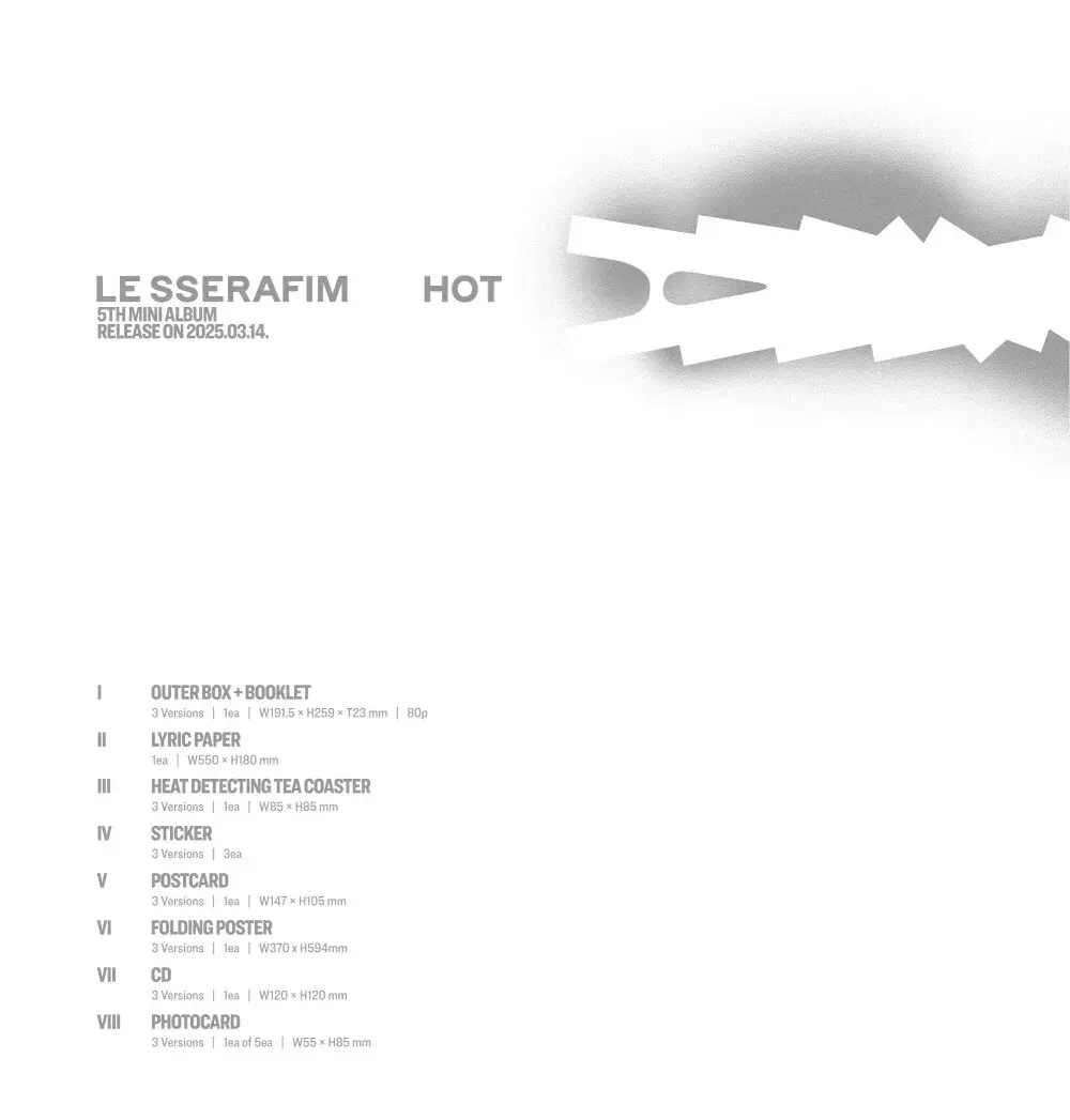 Альбом LE SSERAFIM - HOT [Photobook ver.]