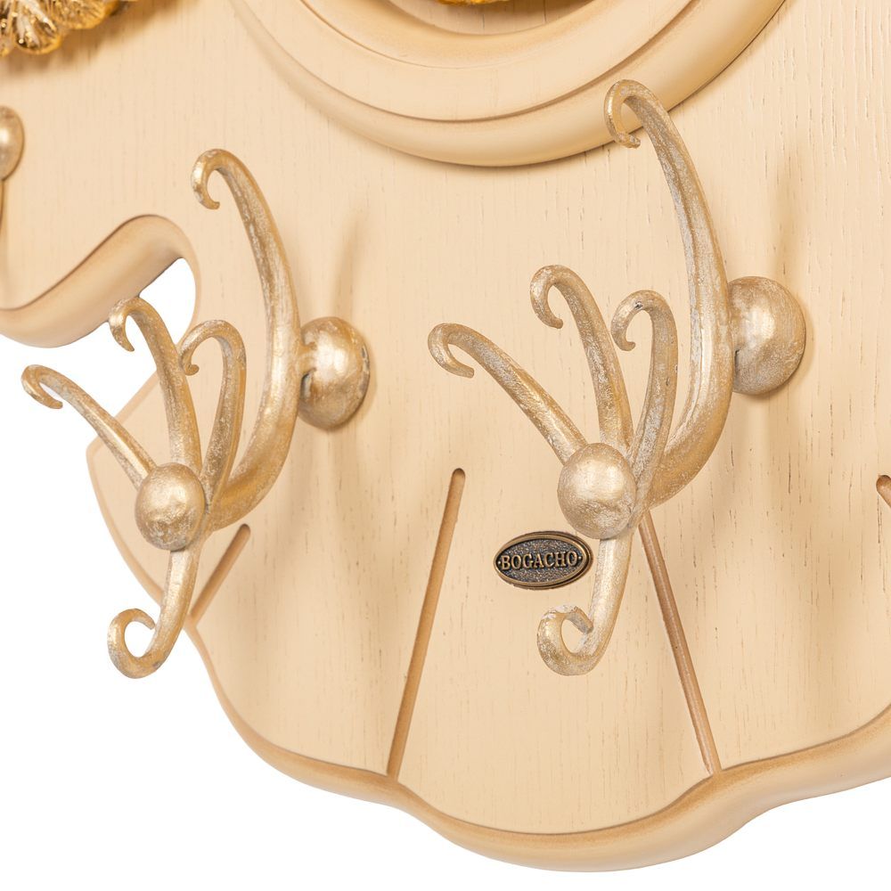 Вешалка настенная Bubo Айвори Антик Слоновая Кость