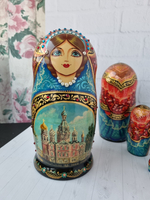 Матрешка "Санкт-Петербург" 7 мест
