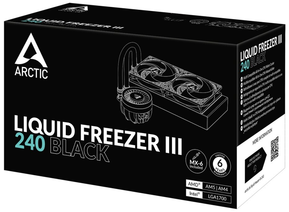 Система охлаждения жидкостная ARCTIC Cooling Liquid Freezer III-240