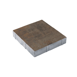 Тротуарная плитка КВАДРАТ 400х400 мм - Листопад гранит Клен