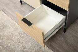 Комод Марвэл 16.234.01, Темно-серый, Сатин, Плэйн