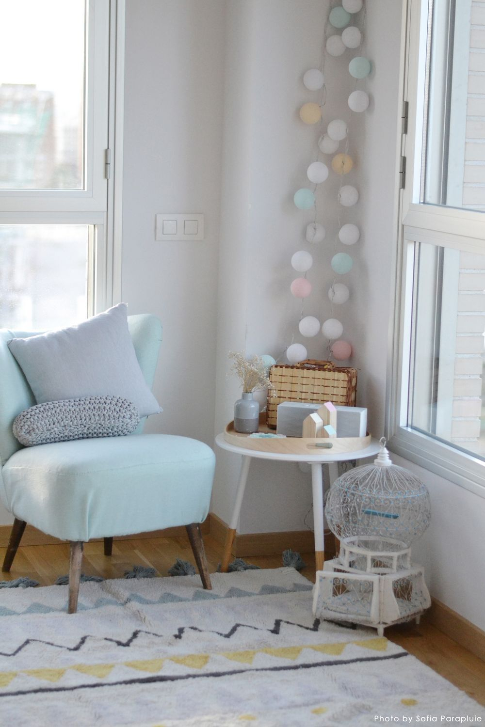 Ковер Lorena Canals Azteca Natural Vintage Blue (120 x 160 см)