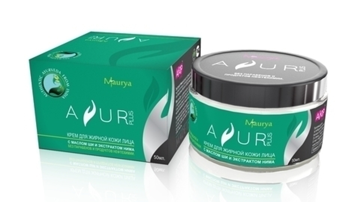 Крем для лица Maurya Ayur plus для жирной кожи Ши и Ним 50 мл.
