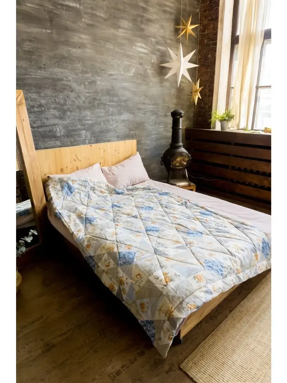 Одеяло 1.5 всесезонное облегченное полуторное