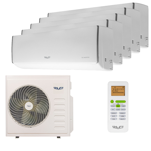 Мультисплит система на 5 комнат Shuft SFMS/I-07 HB FMI/N8/In/white_WF x 5 / SFMO/I-42 FMI-5/N8/Out
