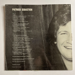 Винтажная виниловая пластинка LP Patrick Sebastien A Bobino (France 1976)