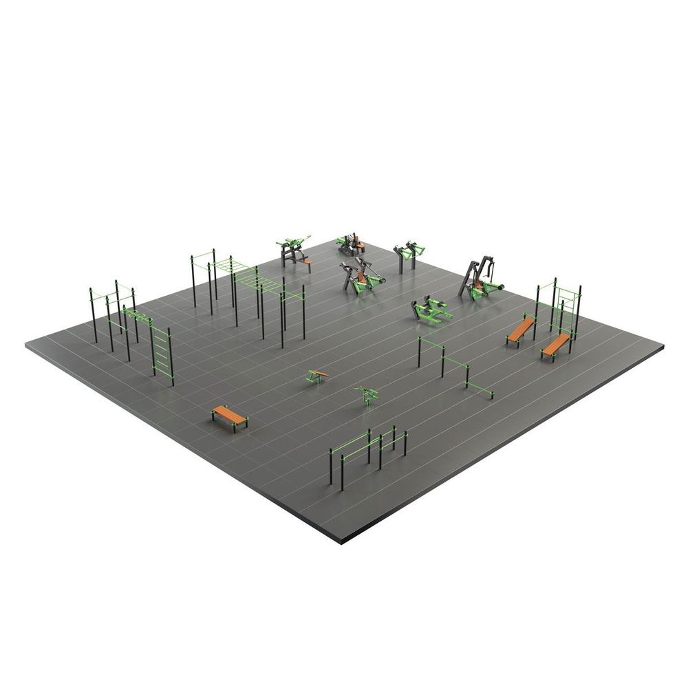 S-1017 Спортивная площадка 400 кв.м ZAVODSPORTA