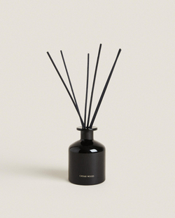 Zara Home Аромадиффузор Cedar Wood 250 мл, тростниковые палочки микадо, аромат древесный, Коричневый
