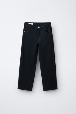 ZARA ДЖИНСЫ СВОБОДНОГО КРОЯ, МОРСКОЙ СИНИЙ