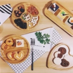 Доска деревянная для подачи и сервировки «SHEF» 25*15см