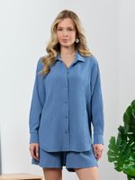 Рубашка Сиеста-5 Виотекс ИНДИГО