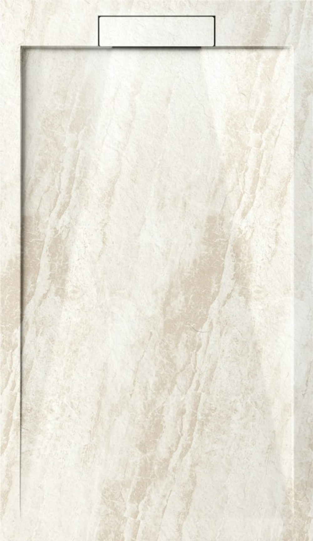 Поддон из искуственного камня Esbano ESPLM128DR 120x80x2,5 Прямоугольная цвет бежевый