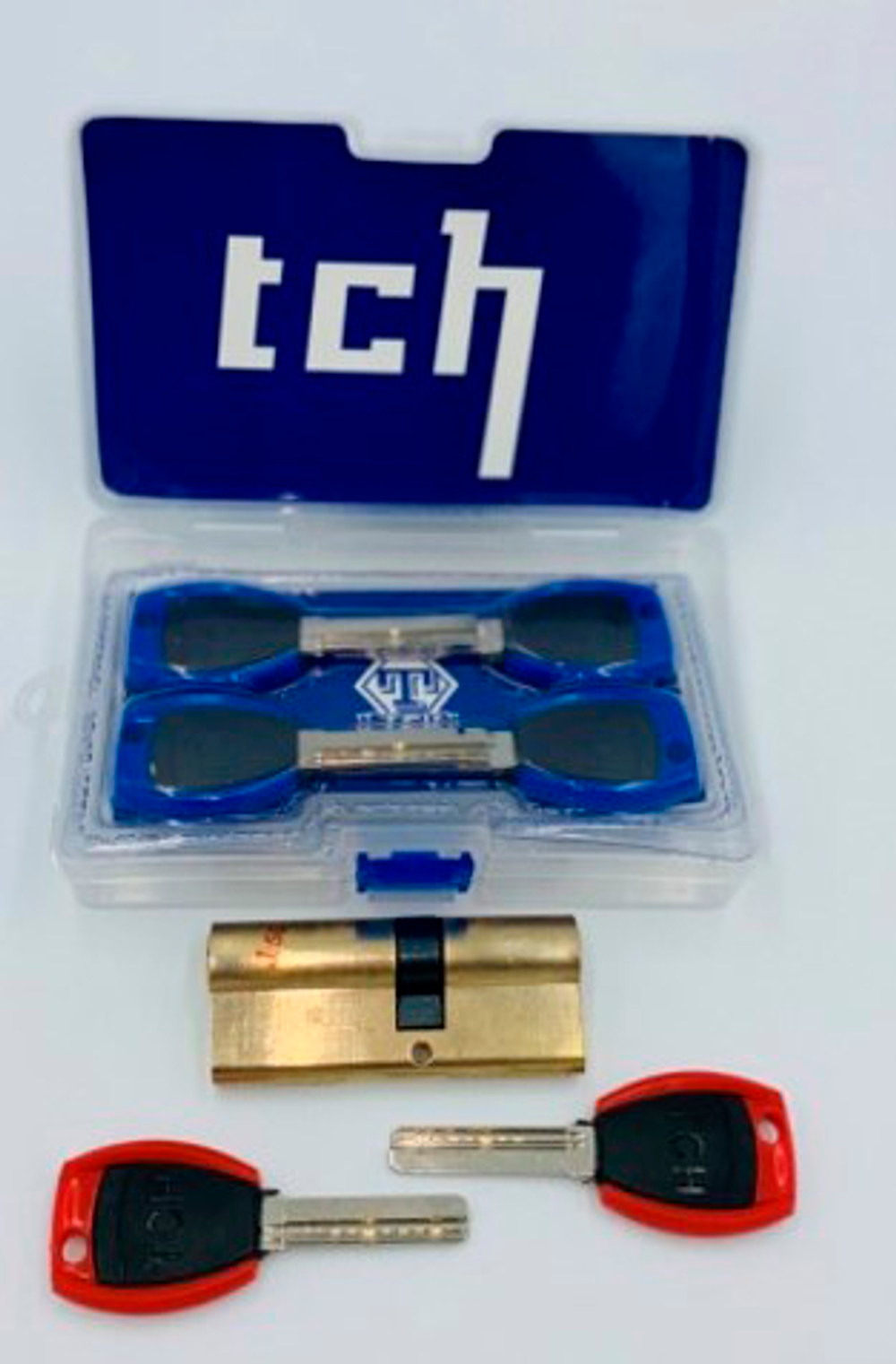 Цилиндр TCH 85мм(32,5\52,5) 2+6кл, пластик упак (015410)