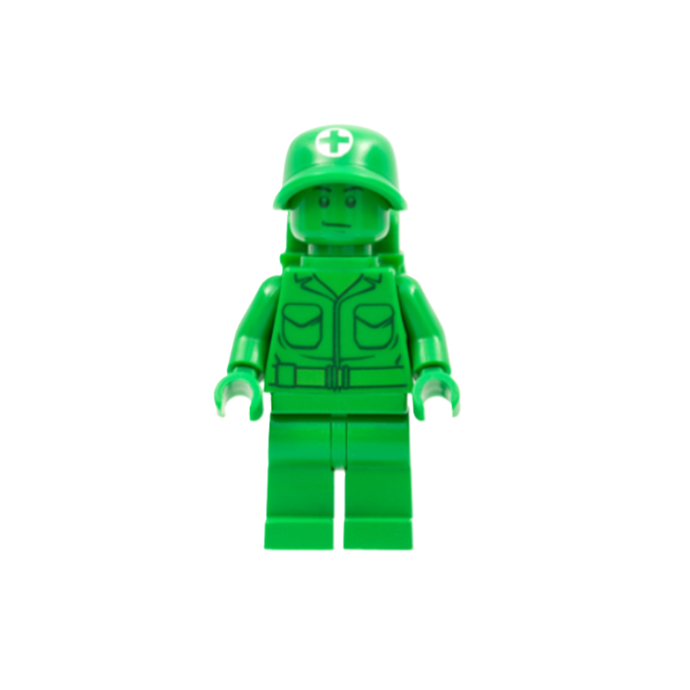 Зелёный Армеец - Медик toy002