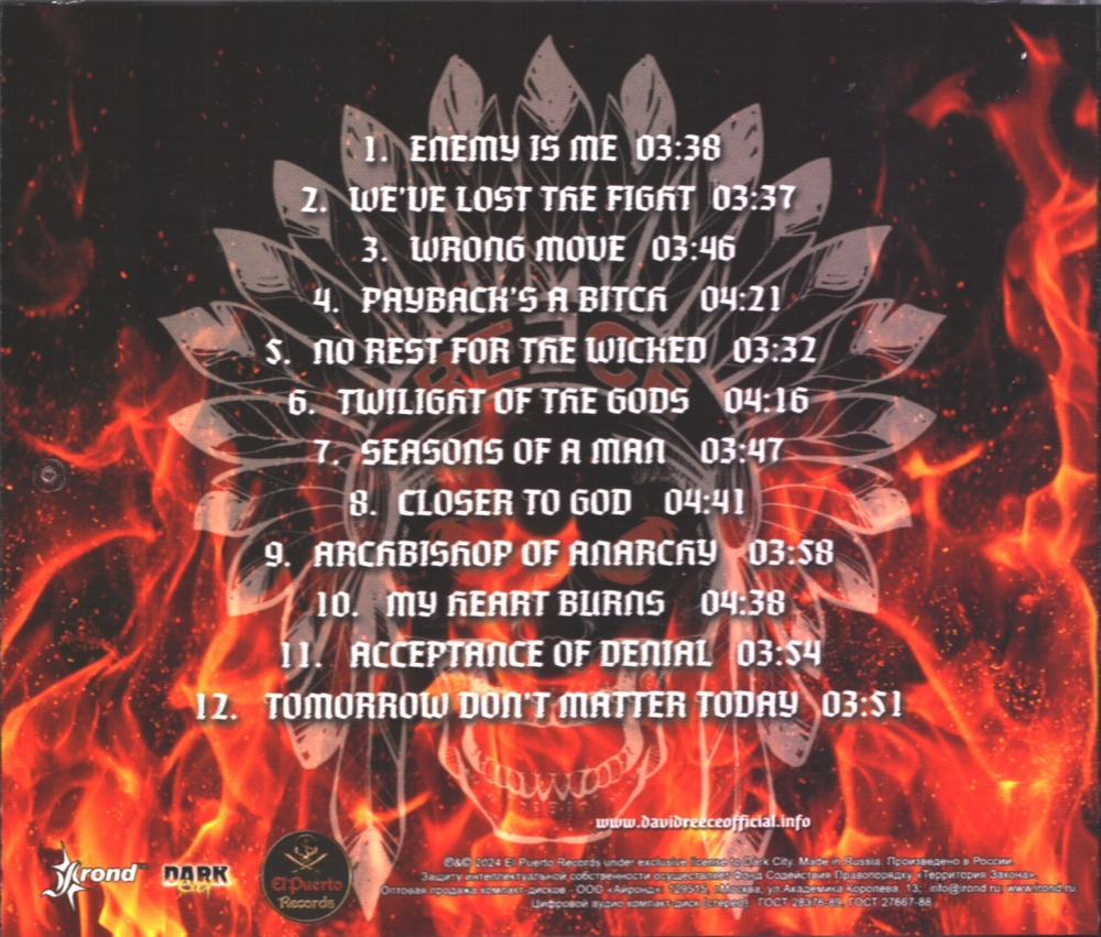 David Reece / Baptized By Fire (RU)(CD)