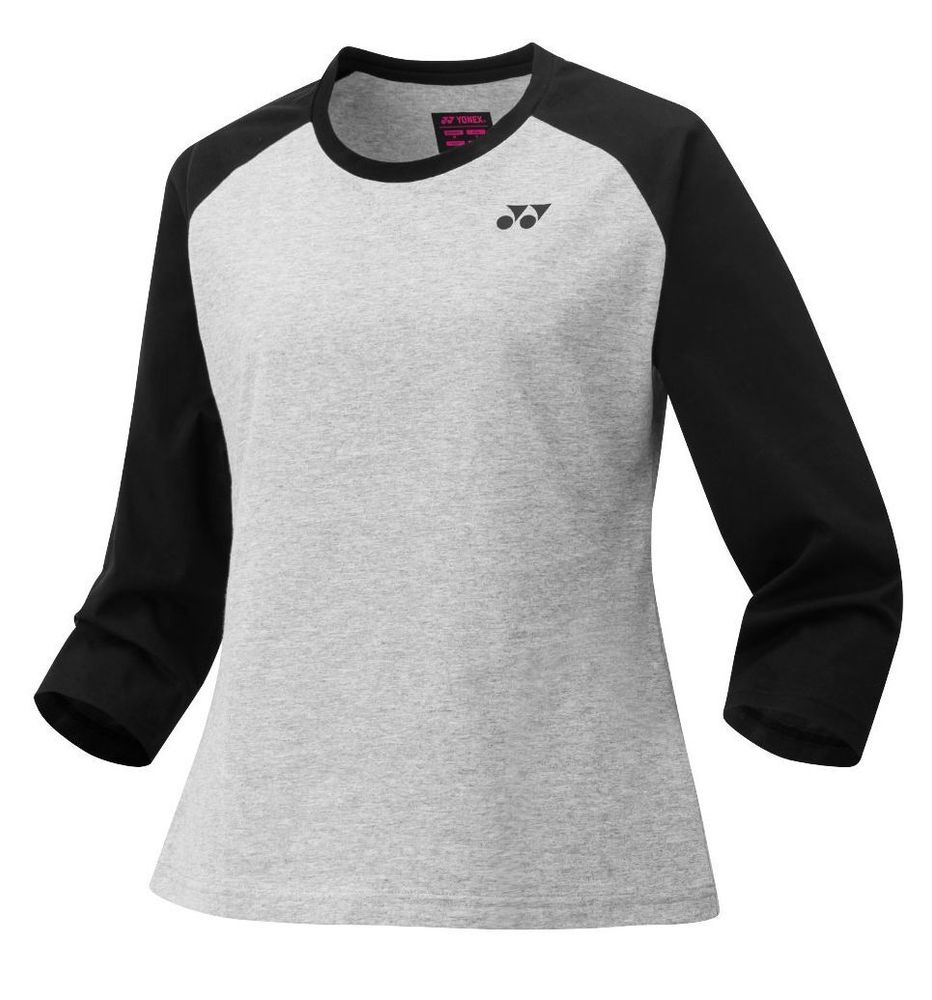 Женская теннисная футболка (dł. Рукава) Yonex T-Shirt Ladies Long Sleeve - gray