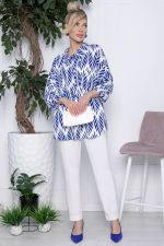 Рубашка Лето (сине-белая) Б10588 LT Collection