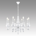 8260/8 MODERNI LN26 126 белый/хром, металл Люстра E14 8*40W 220V NANA