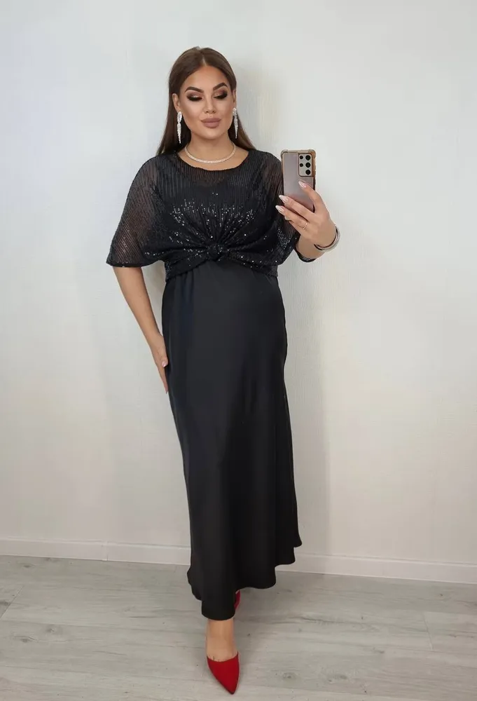 Платье с накидкой 03573-3 Фабрика Моды