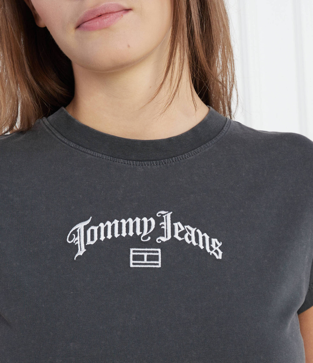 Футболка BBY GRUNGE Tommy Jeans - графитовый(DW0DW17126)