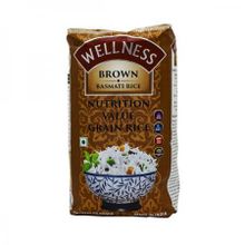 Рис WellNess Basmati Brown коричневый 1 кг