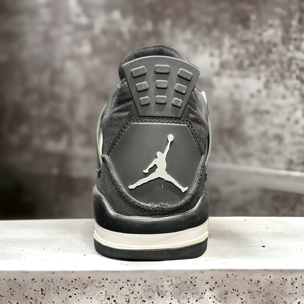 Nike Air Jordan 4 • Black Canvas