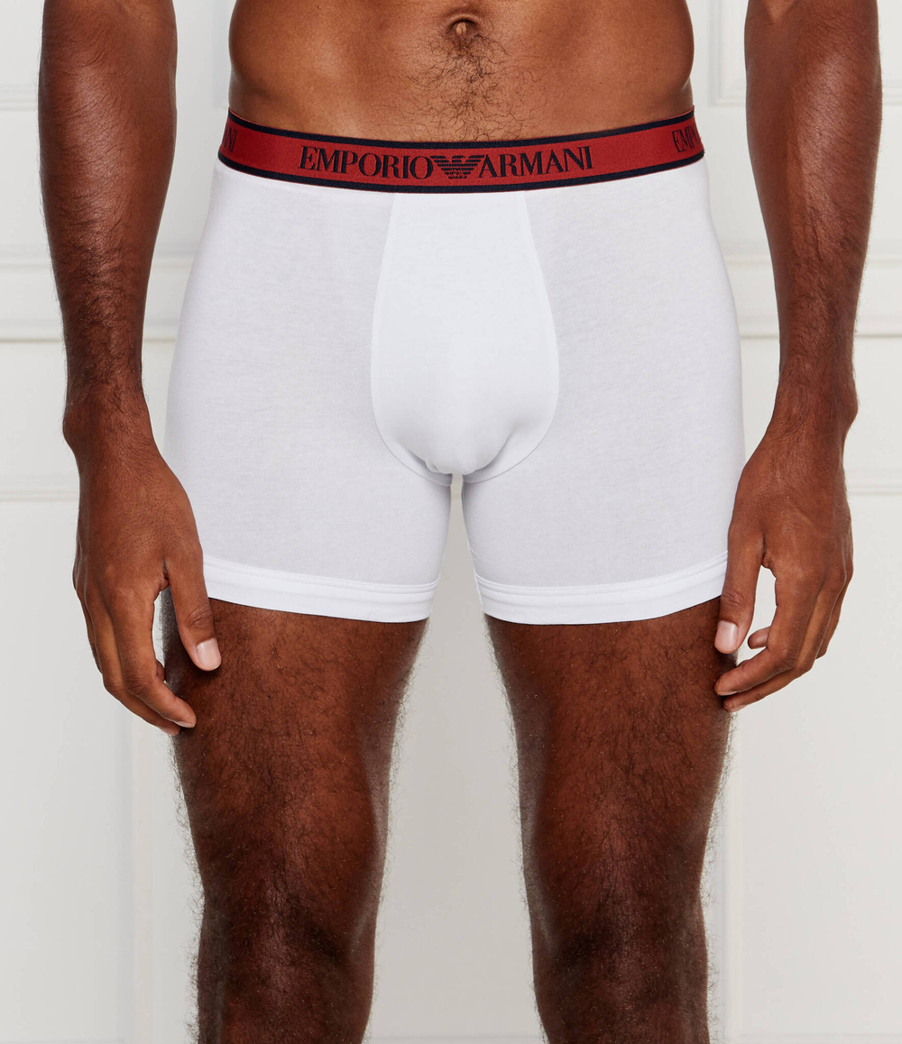 Трусики-боксеры 3шт. Emporio Armani - разноцветная(111473 4F717)