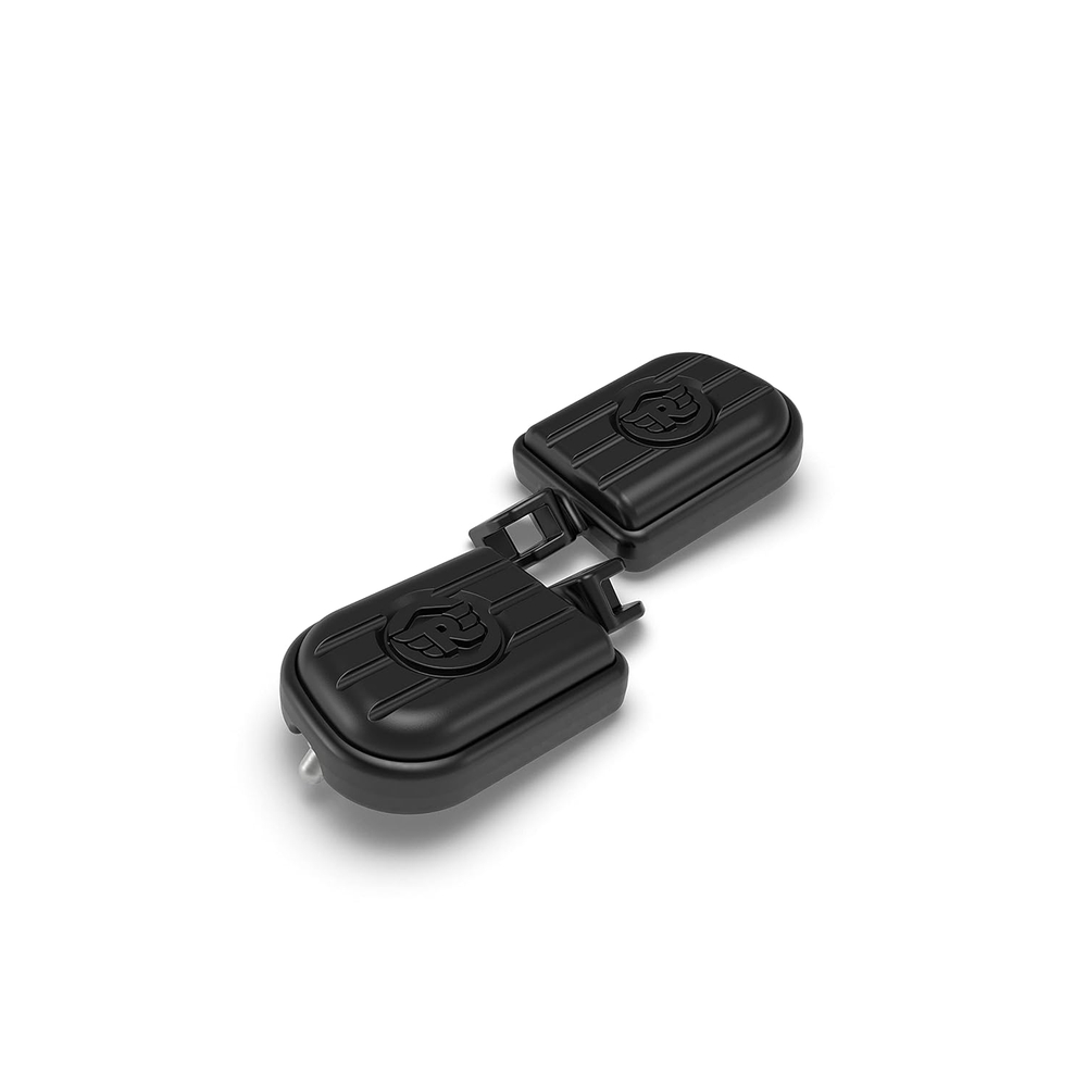 Комплект подножек Royal Enfield, тип - "Deluxe", черного цвета, арт. KXA00031