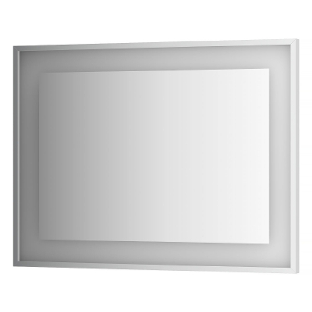Зеркало Evoform в багетной раме со встроенным LED-светильником 25,5 W 100x75 см