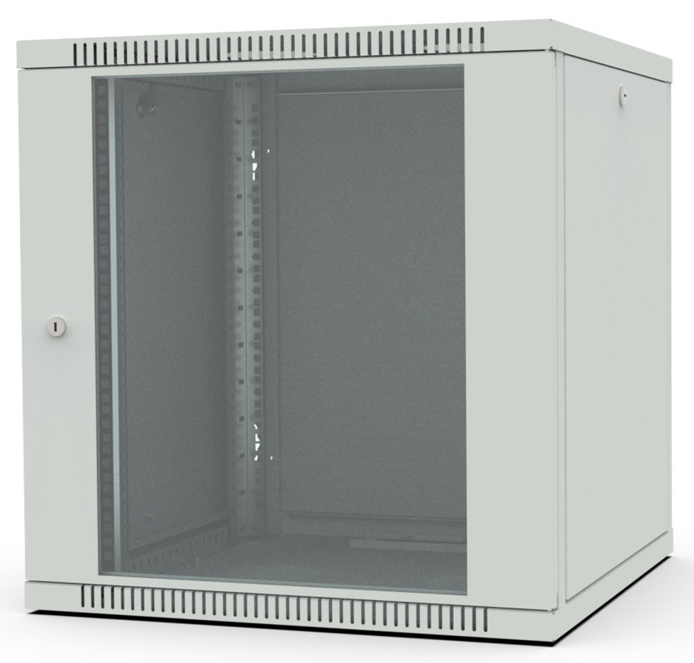 Шкаф настенный 19", 12U Filum FL-WB-1266GM-GY