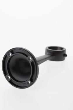 Держатель трубы d25мм дистанционный L112,5мм, jk58 цвет черный, комплект 2шт. диаметром 25мм. Джокер