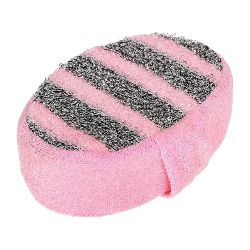 Мочалка Женская объёмная, 10х5см, двусторонняя, medium/soft, Банные штучки