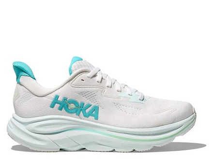 Кроссовки для бега женские Hoka Clifton 10 Бело-Бирюзовые