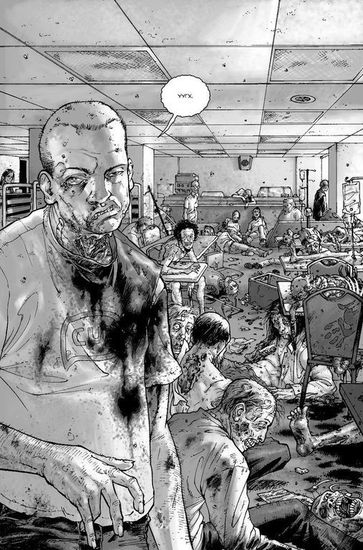 Комикс ходячие мертвец, ужасы