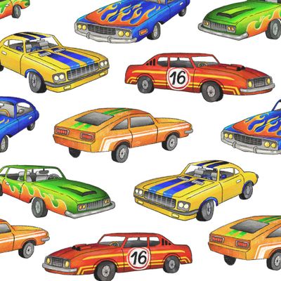 крутые тачки (5 цветов)