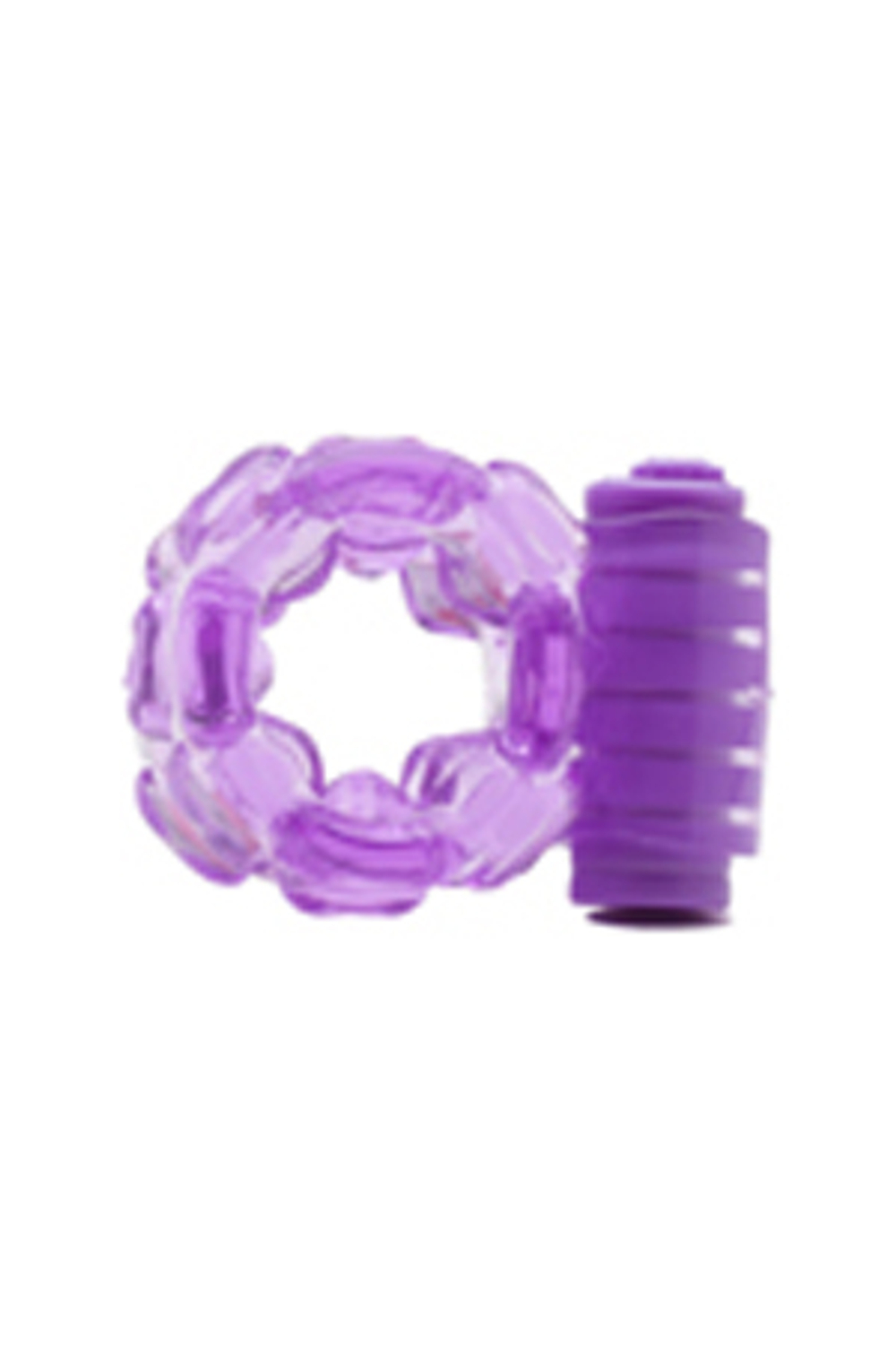 Фиолетовое эрекционное кольцо с вибрацией Orgasmus III (Цвет: фиолетовый)