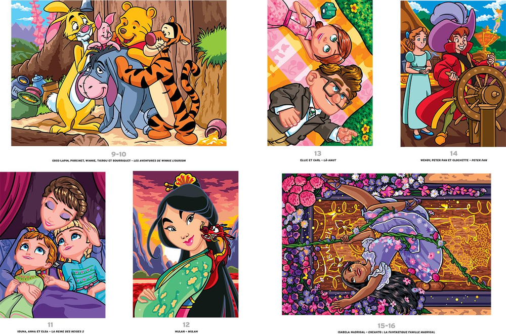 Hachette раскраска по номерам Coloriages mystères -/Francuski Grands classiques Tome 13